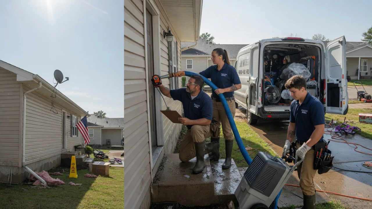 Ceiling Water Damage Restoration in Cumberland, IA near me